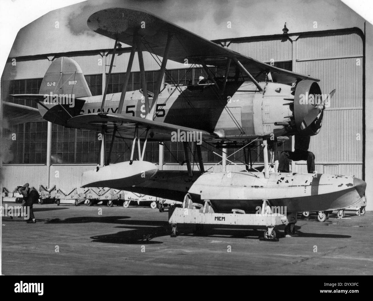 Berliner-Joyce OJ-2, 9197, VS-5, USS Memphis at NAS San Diego Stock Photo