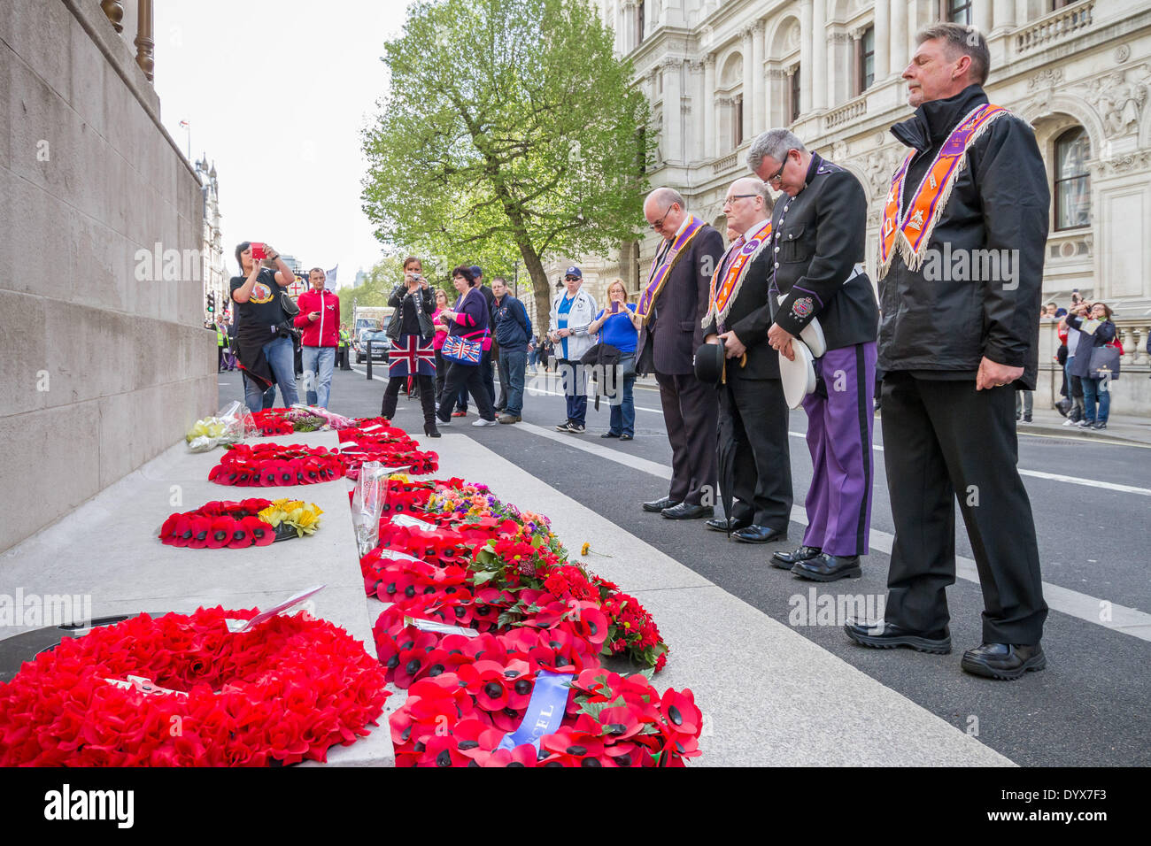 London, UK. 26th Apr, 2014. City of London District St. George’s Day Orange Parade and March 2014 Credit:  Guy Corbishley/Alamy Live News Stock Photo