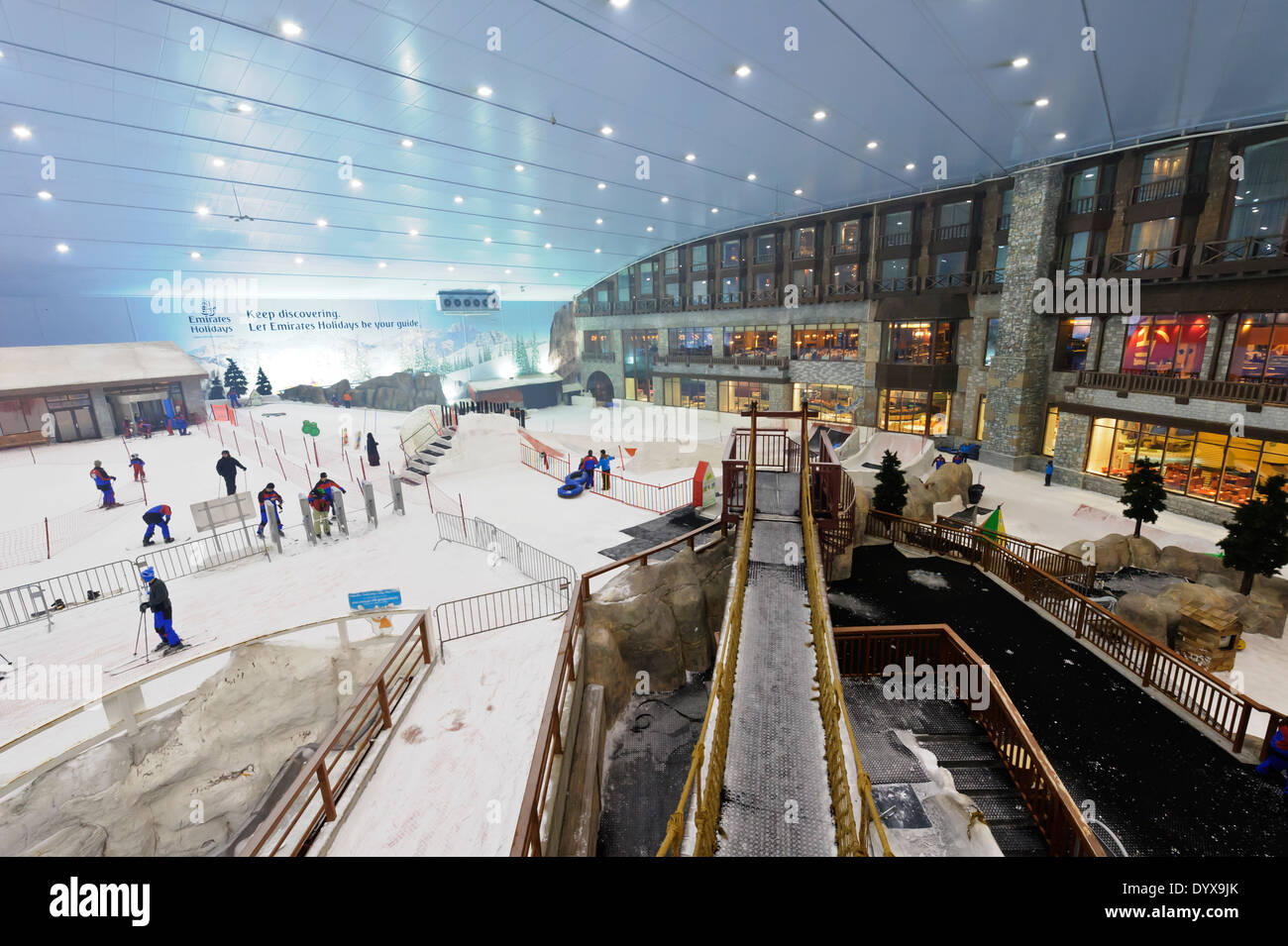 Indoor Ski Dubai resort in the Mall of Emirates, Dubai, United Arab
