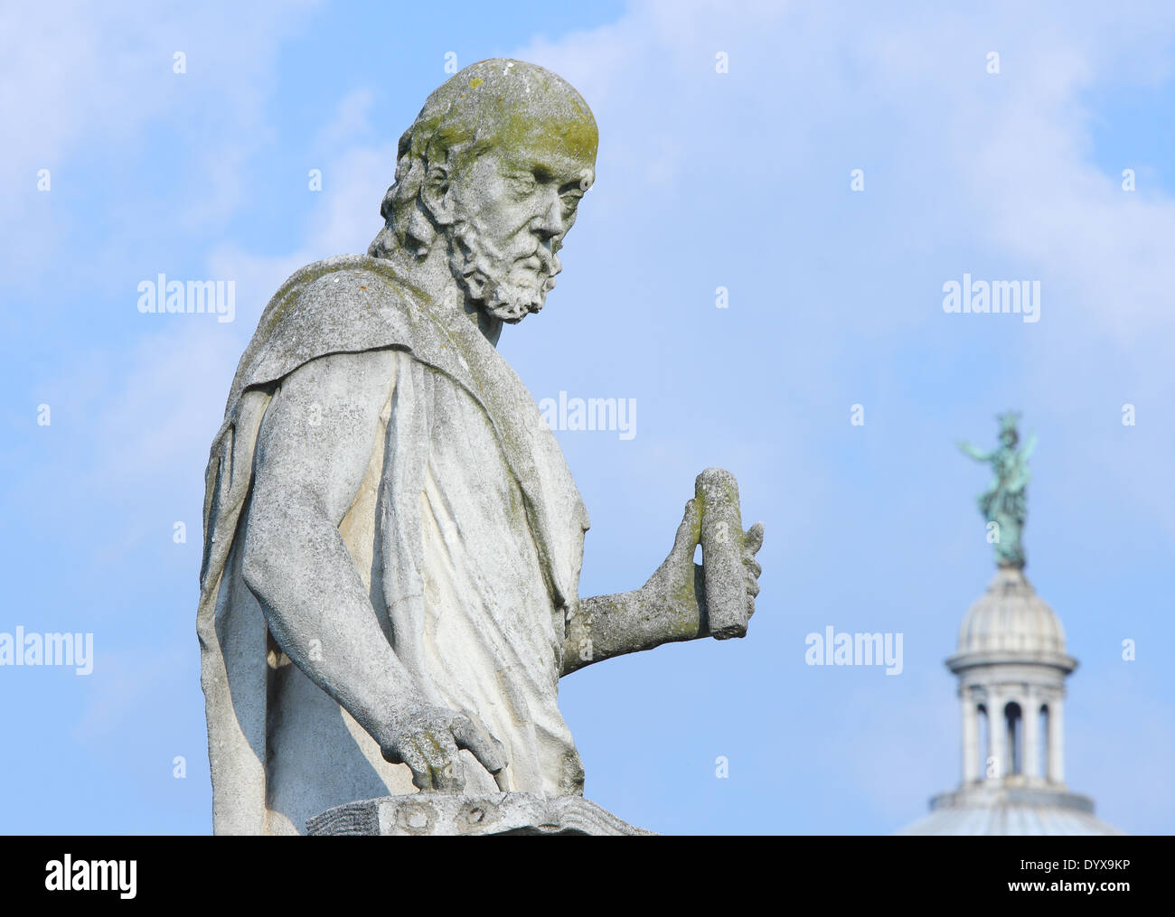 Statue of Galileo Galilei, Prato della Valle, Padua, Italy Stock Photo