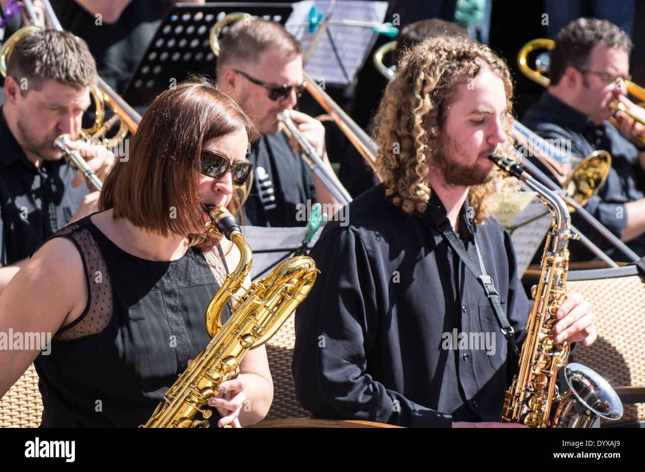 An open air classical music concert in London, England United Kingdom UK Stock Photo