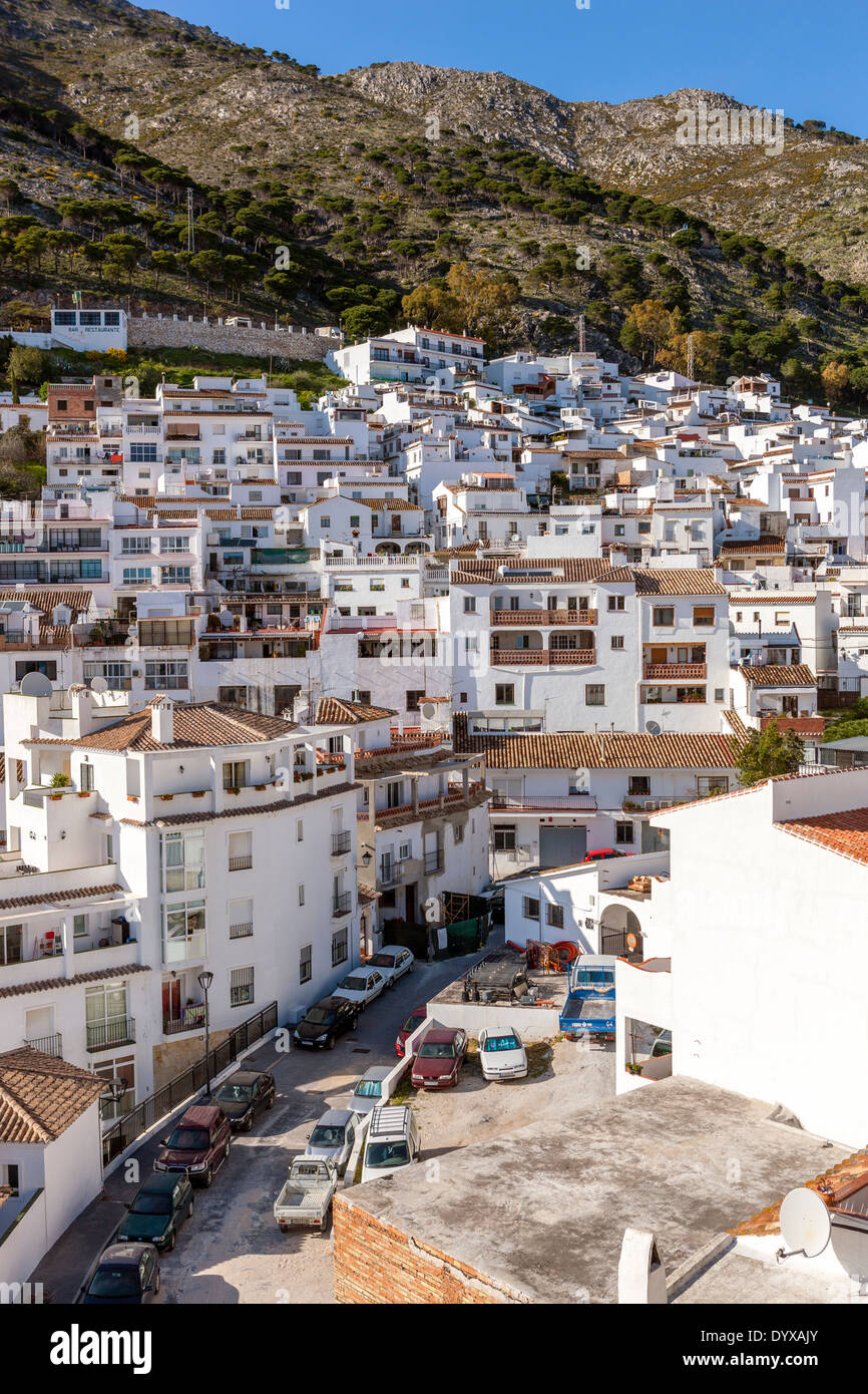 The old town of Mijas in Costa del Sol, Malaga Province, Andalusia