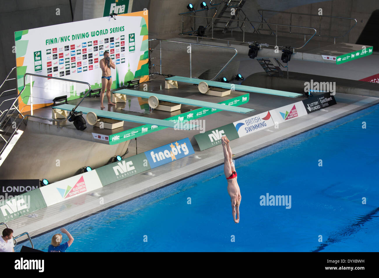 London, UK. 26th Apr, 2014. 26th April 2014. FINA/NVC Diving World
