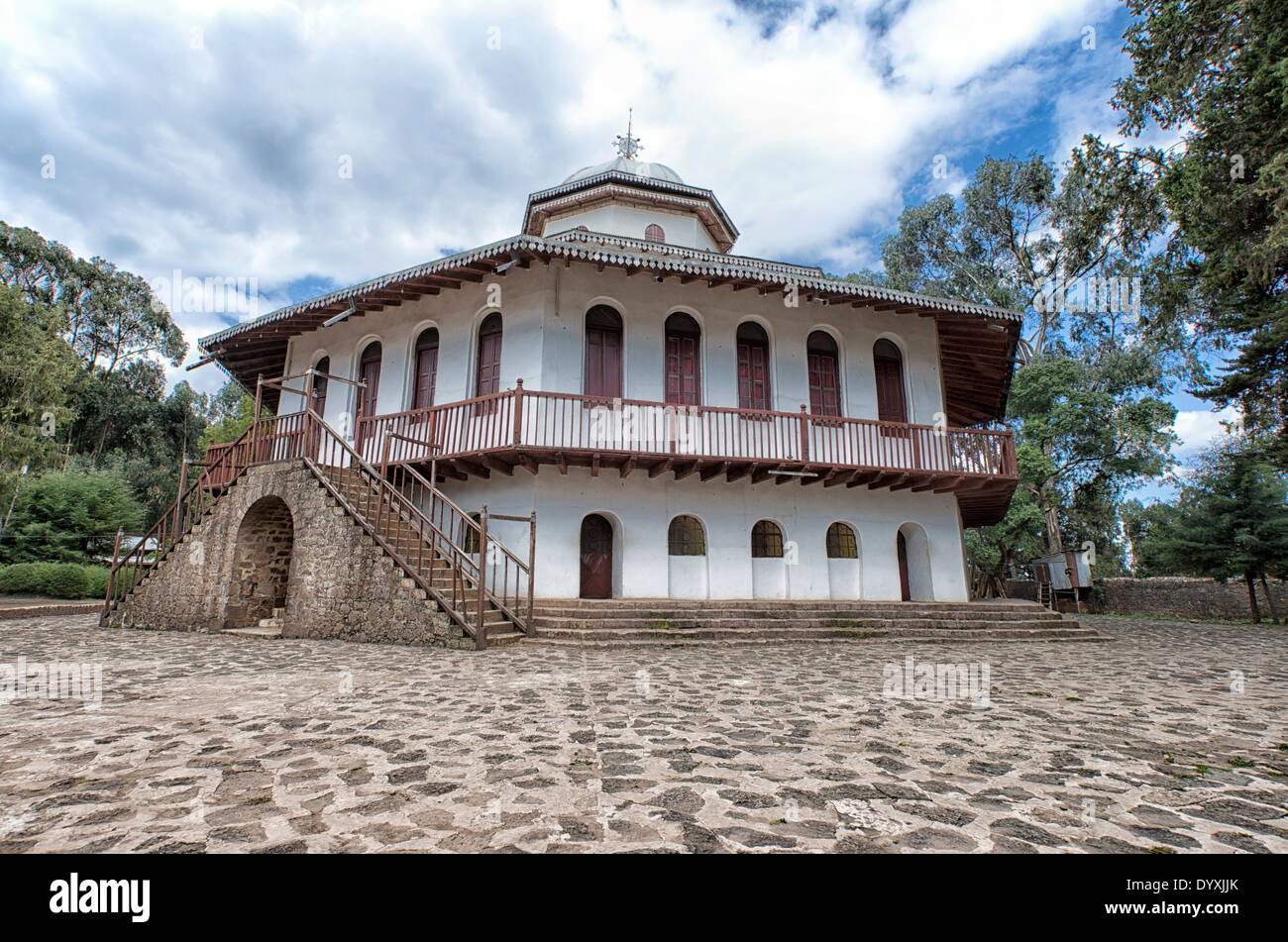 St. Raquel and Elias Church Museum in Addis Ababa, Ethiopia Stock Photo