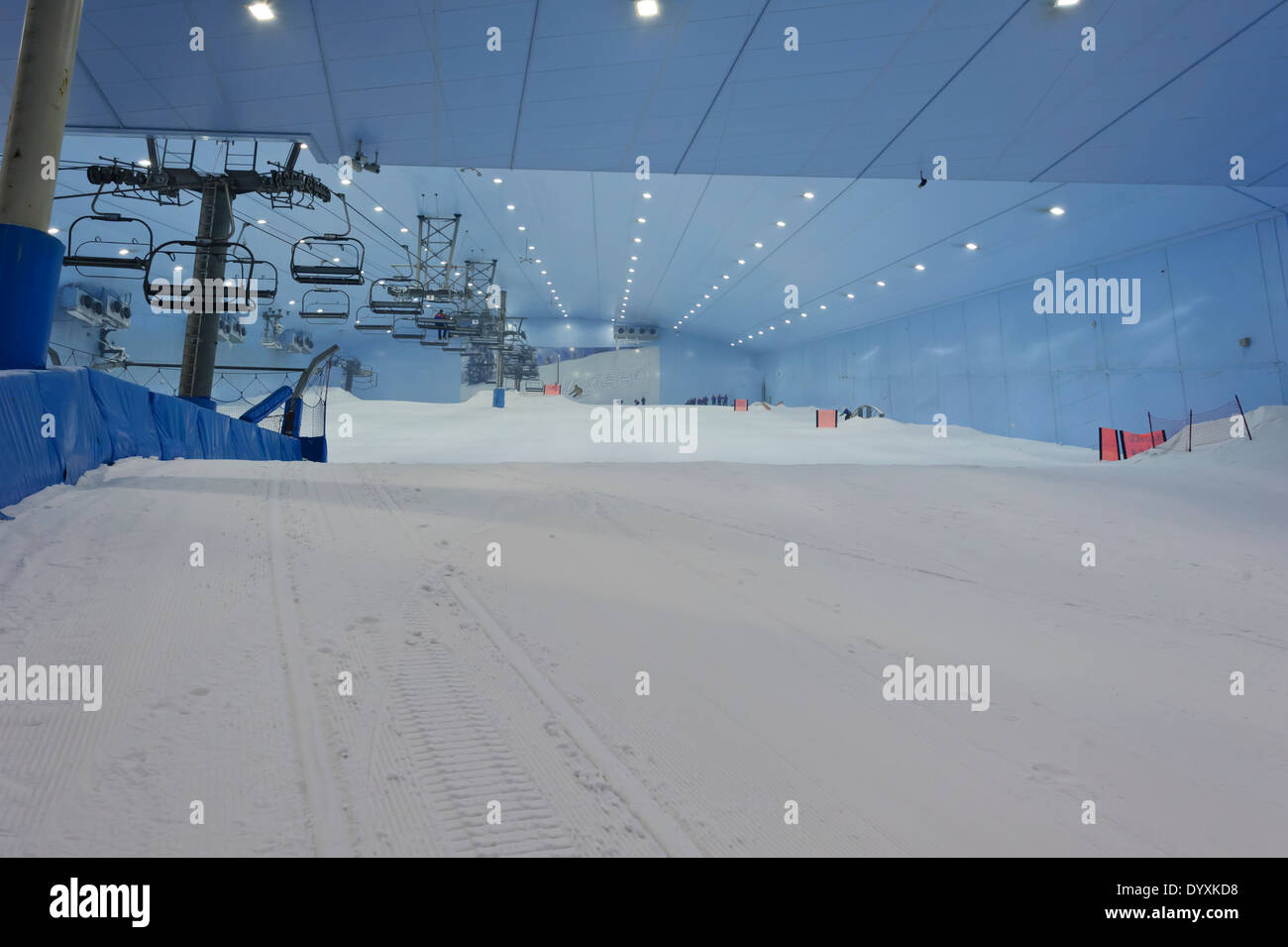 Slope of the indoor Ski resort in the Mall of Emirates, Dubai, United