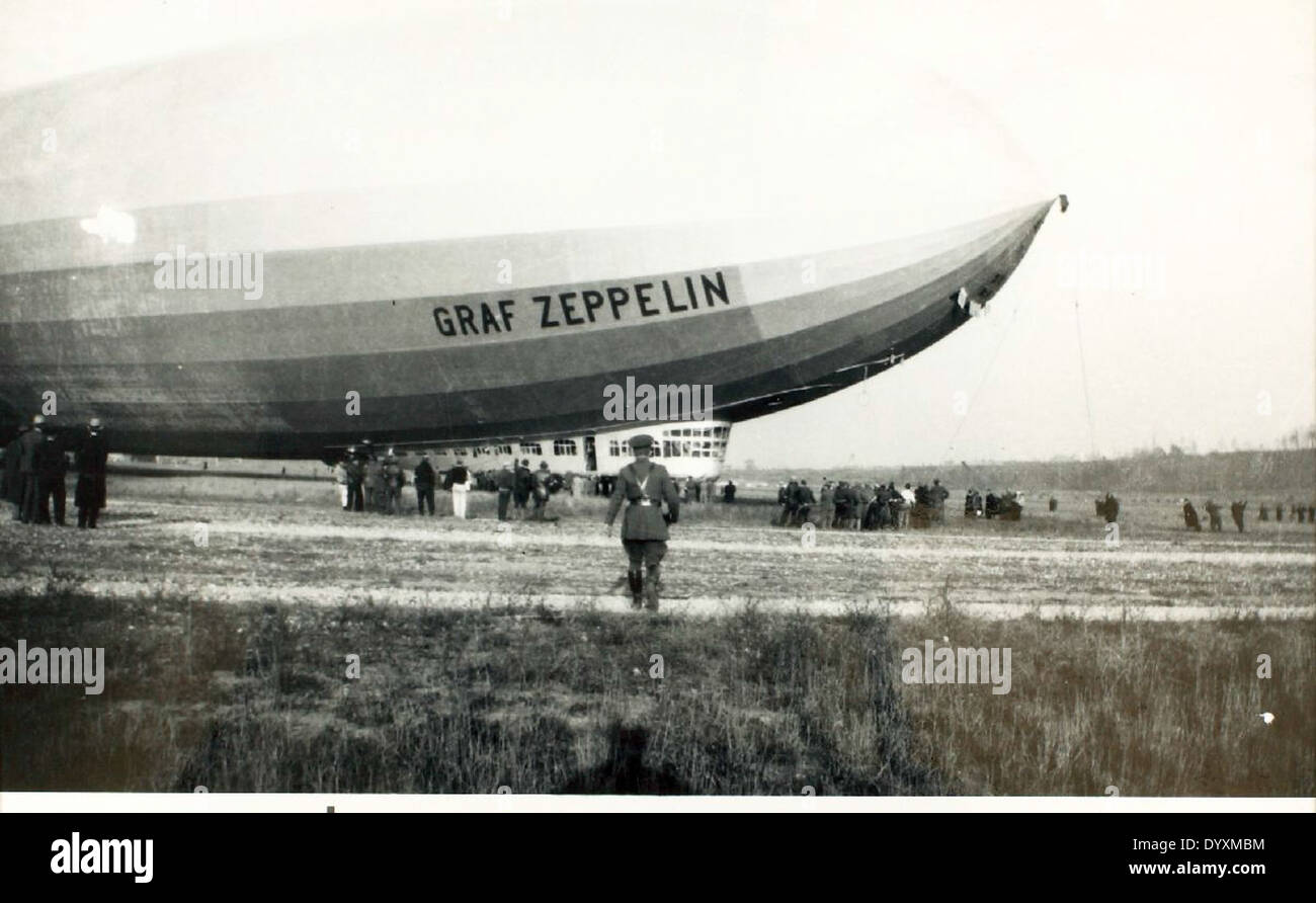 The Zeppelin airship D-LZ 127, known as the Graf Zeppelin, was a German ...