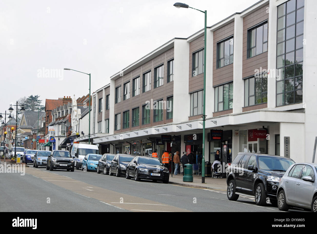 Ascot High Street in Berkshire UK Stock Photo