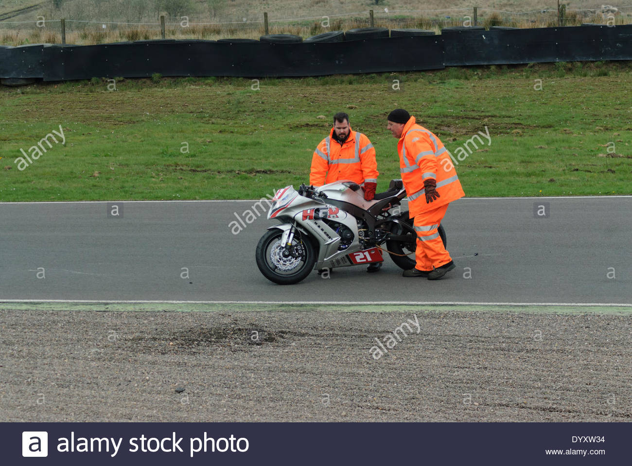 Dunfermline Uk 27th Apr 2014 Marshalls Remove Sean Coopers Stock
