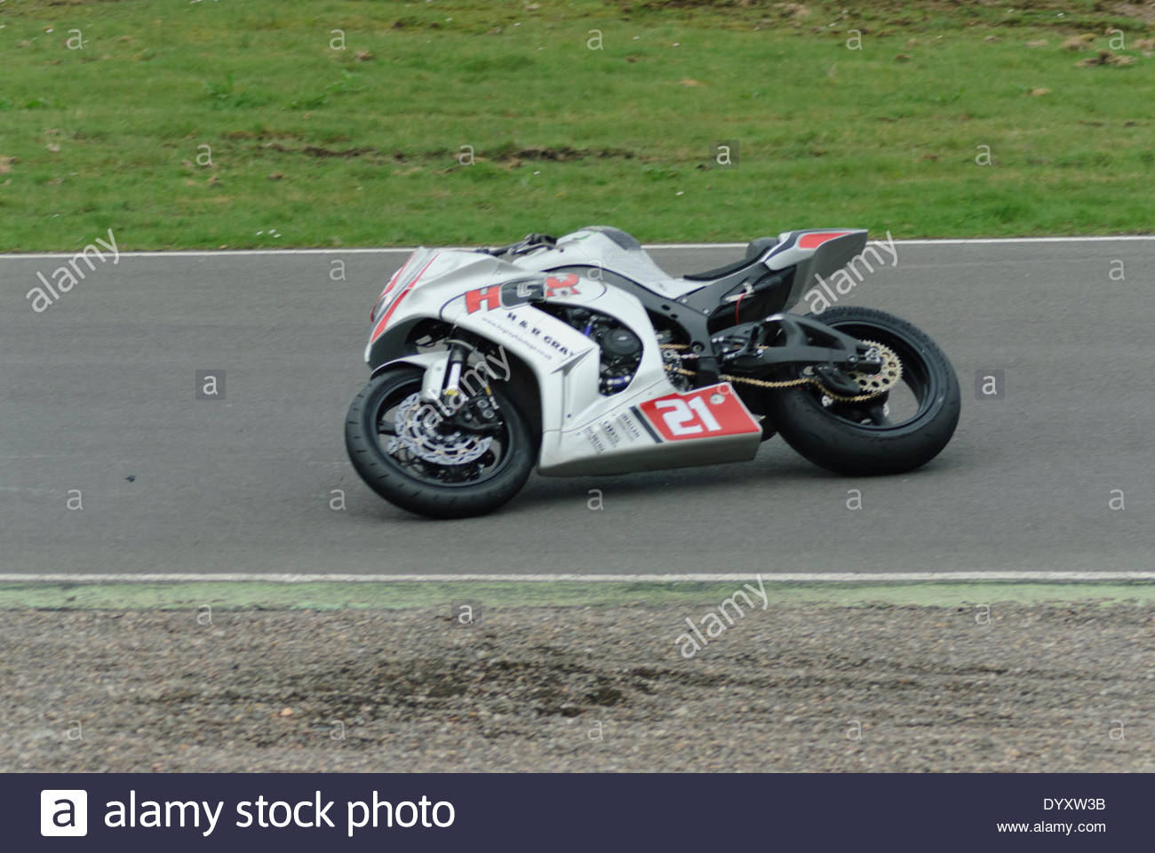 Dunfermline Uk 27th Apr 2014 Sean Coopers Kawasaki Zx10r After