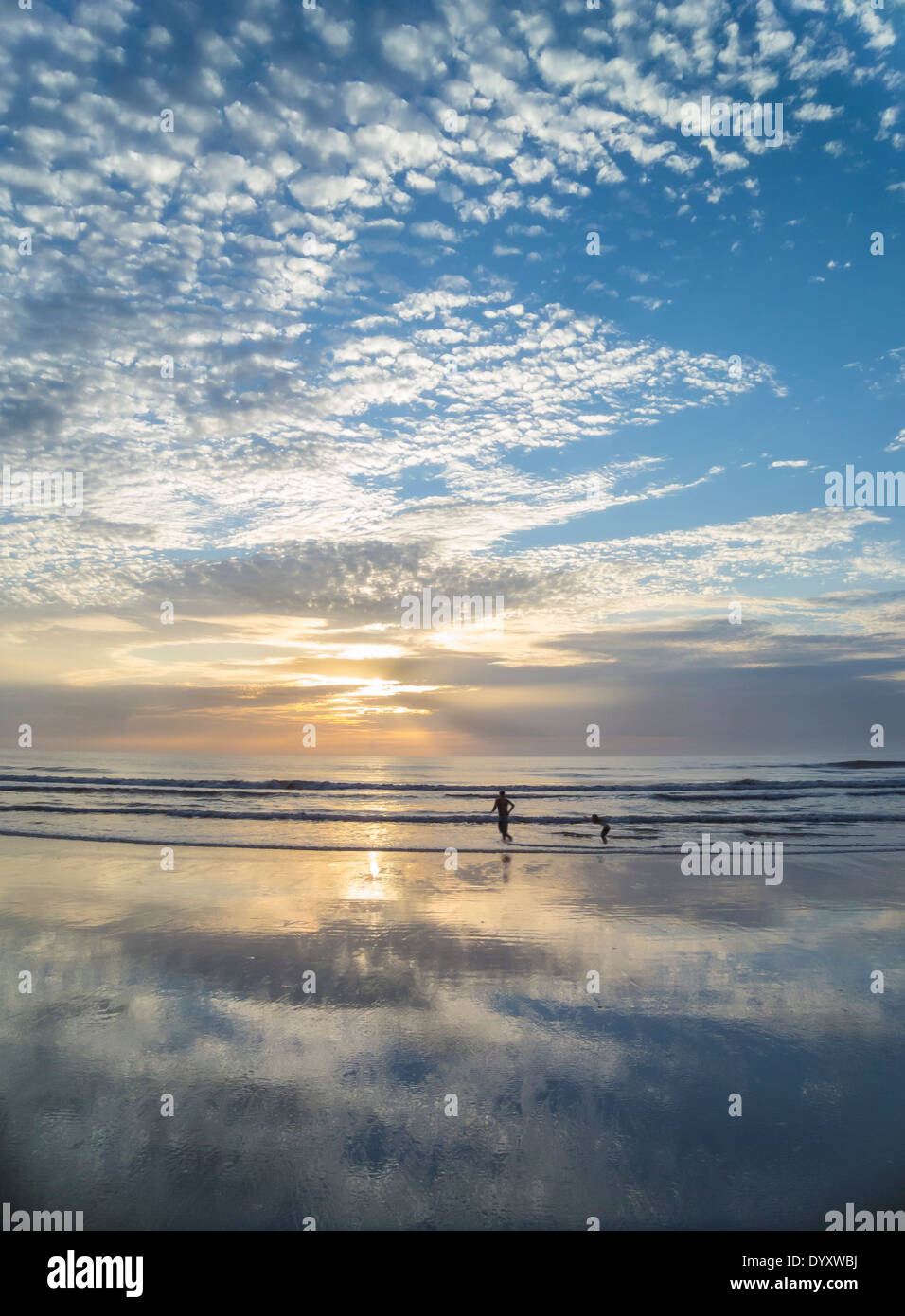 Sunrise at Crescent Beach, Florida Stock Photo