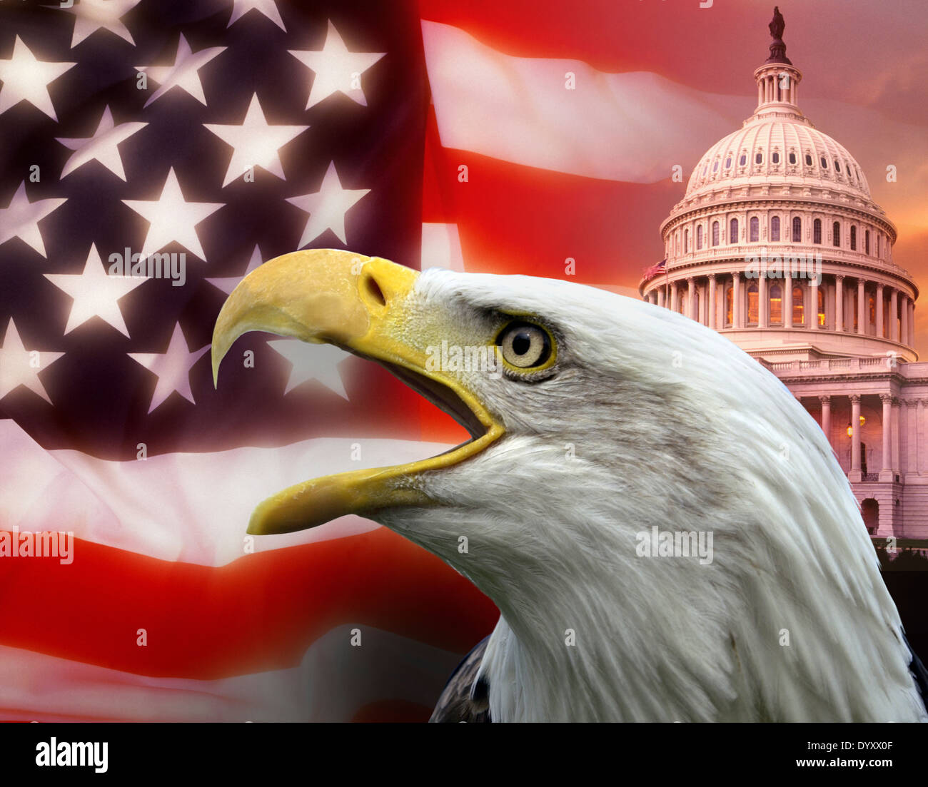 Symbols of The United States of America Stock Photo Alamy