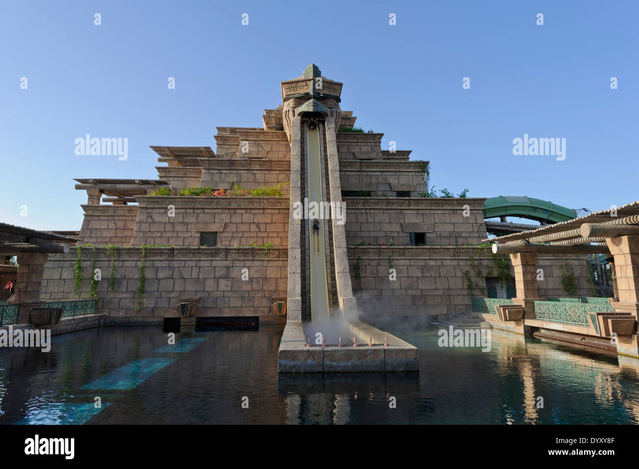 One of many fun thrilling water slides at the Wild Wadi Water Park