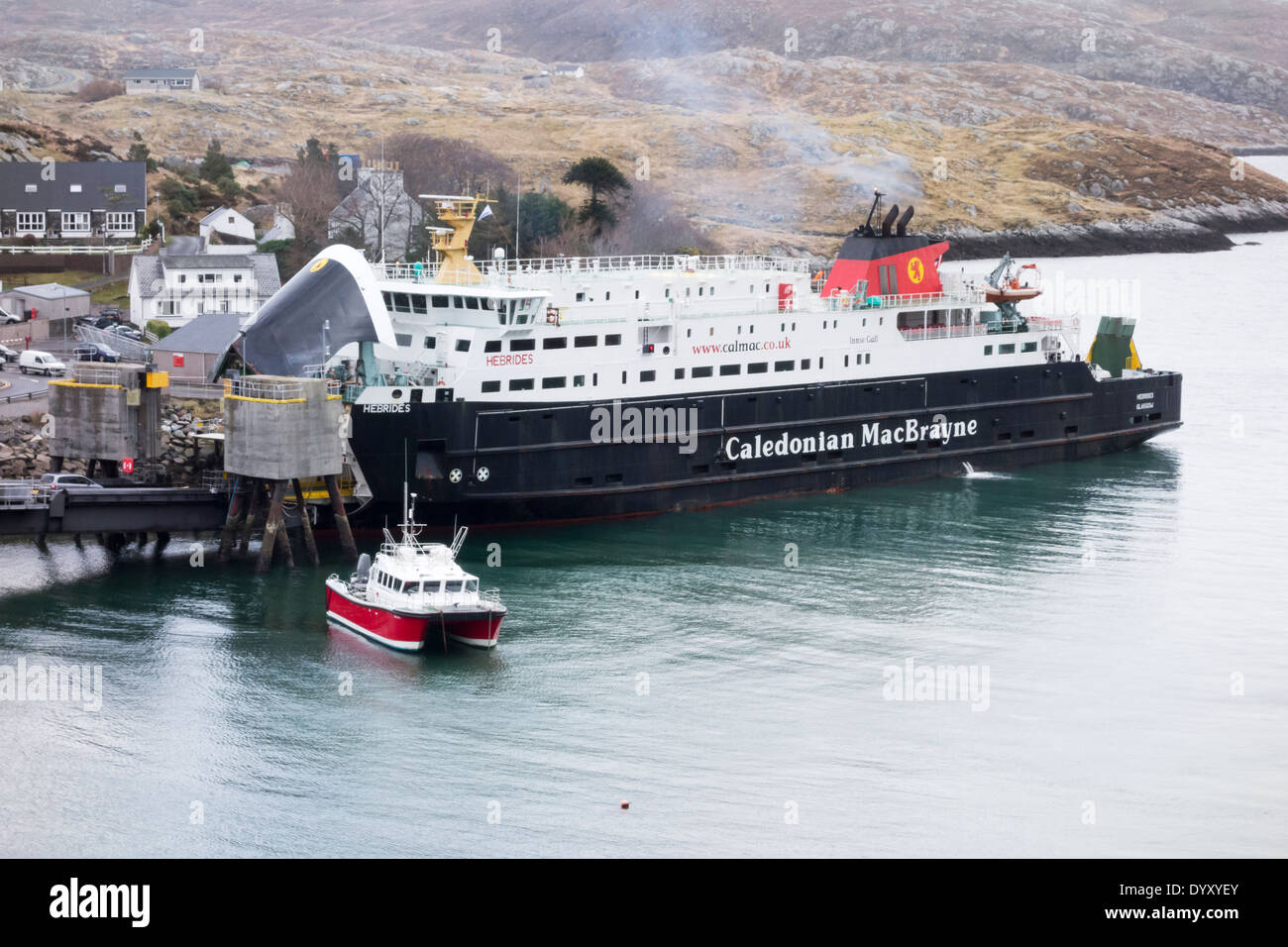 The Caledonian Macbrayne Mv Hebrides Passenger Ferry At Tarbert