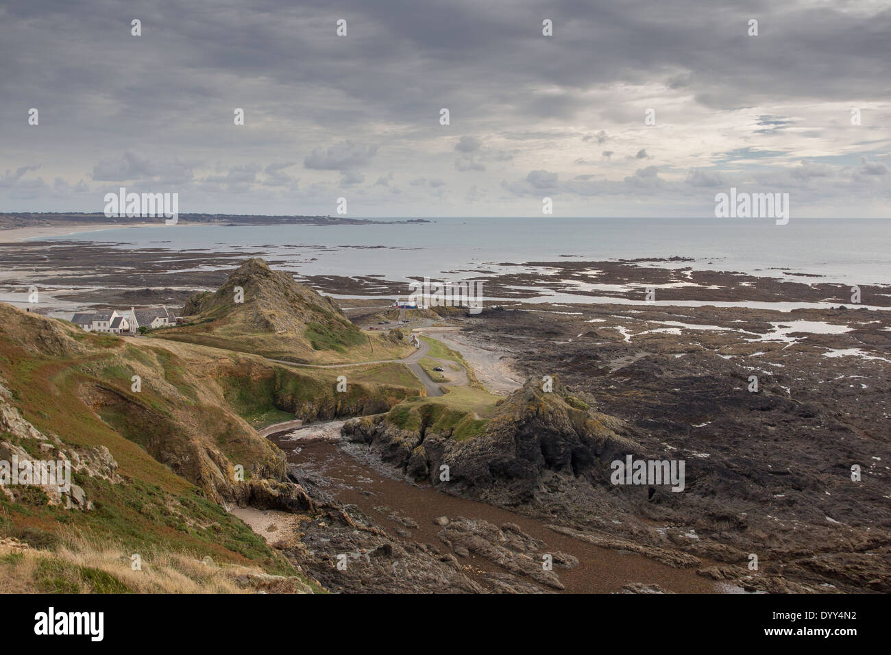 St Ouen's Five mile Beach The States of Jersey The Channel Islands Stock  Photo - Alamy