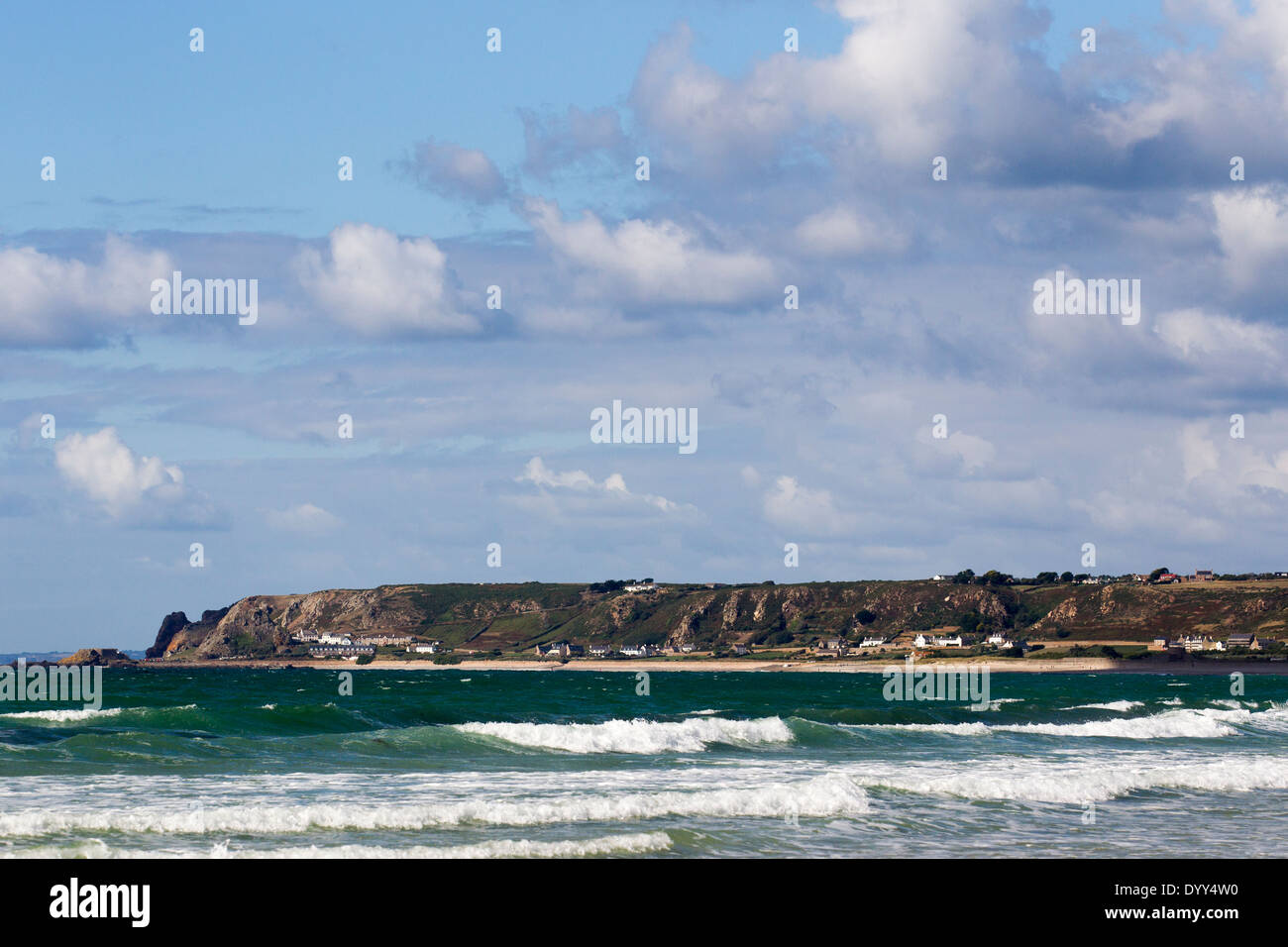 St Ouen's Five mile Beach The States of Jersey The  Channel Islands Stock Photo