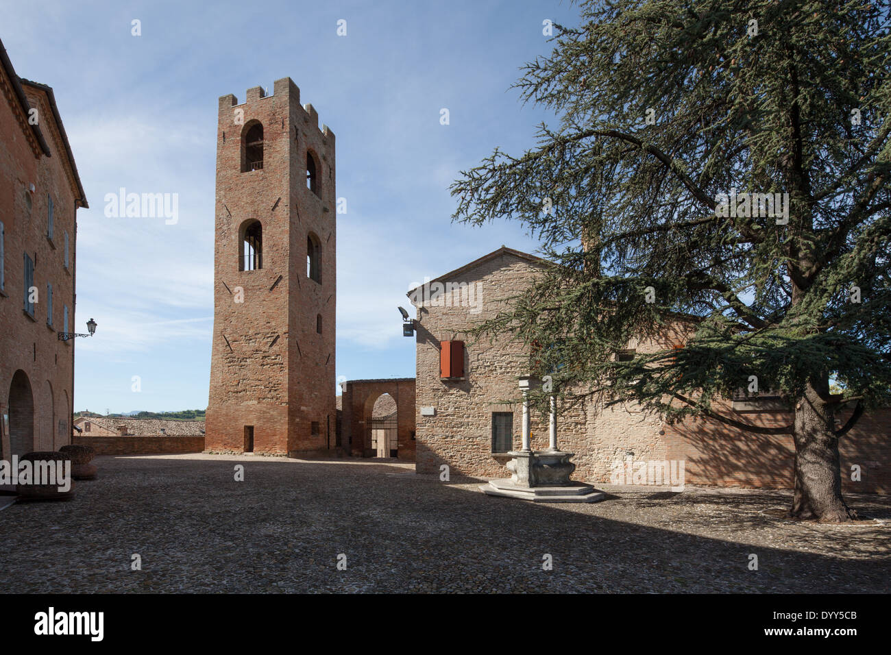 Castle of Longiano, Forlì, Italy Stock Photo
