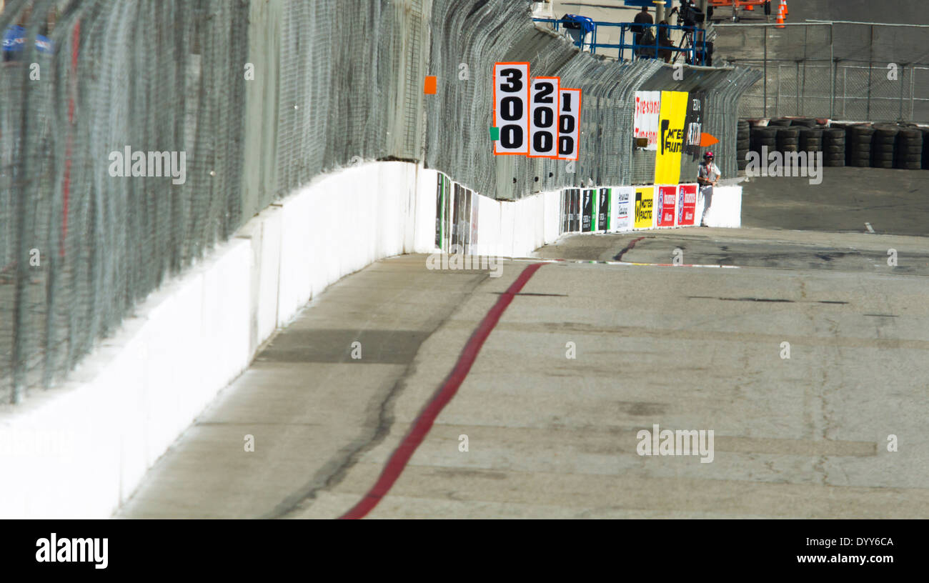 Brake zone for turn 8 at the Long Beach Grand Prix Stock Photo Alamy