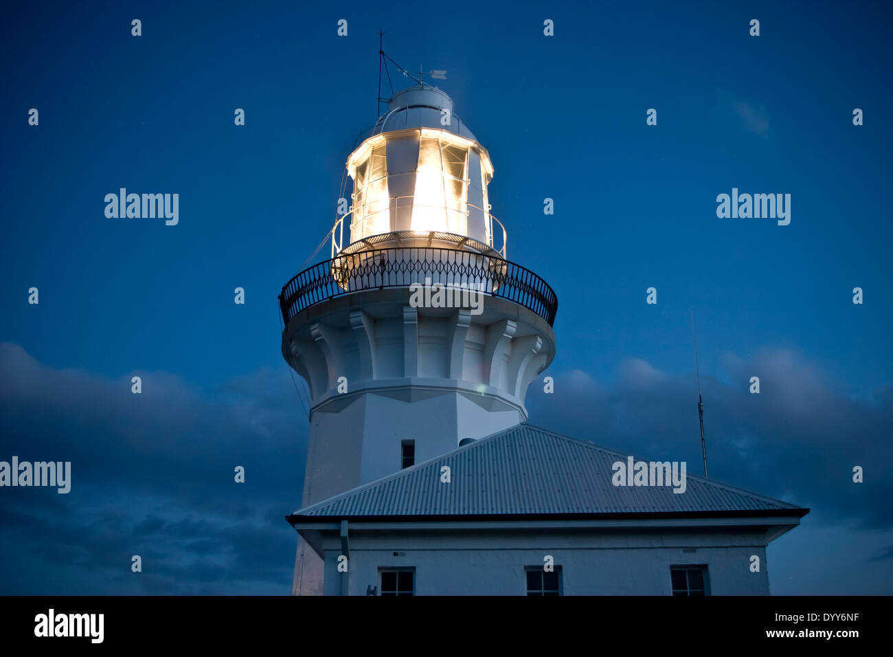 view looking up at 'Smoky Cape' lighthouse South West Rocks, NSW at ...