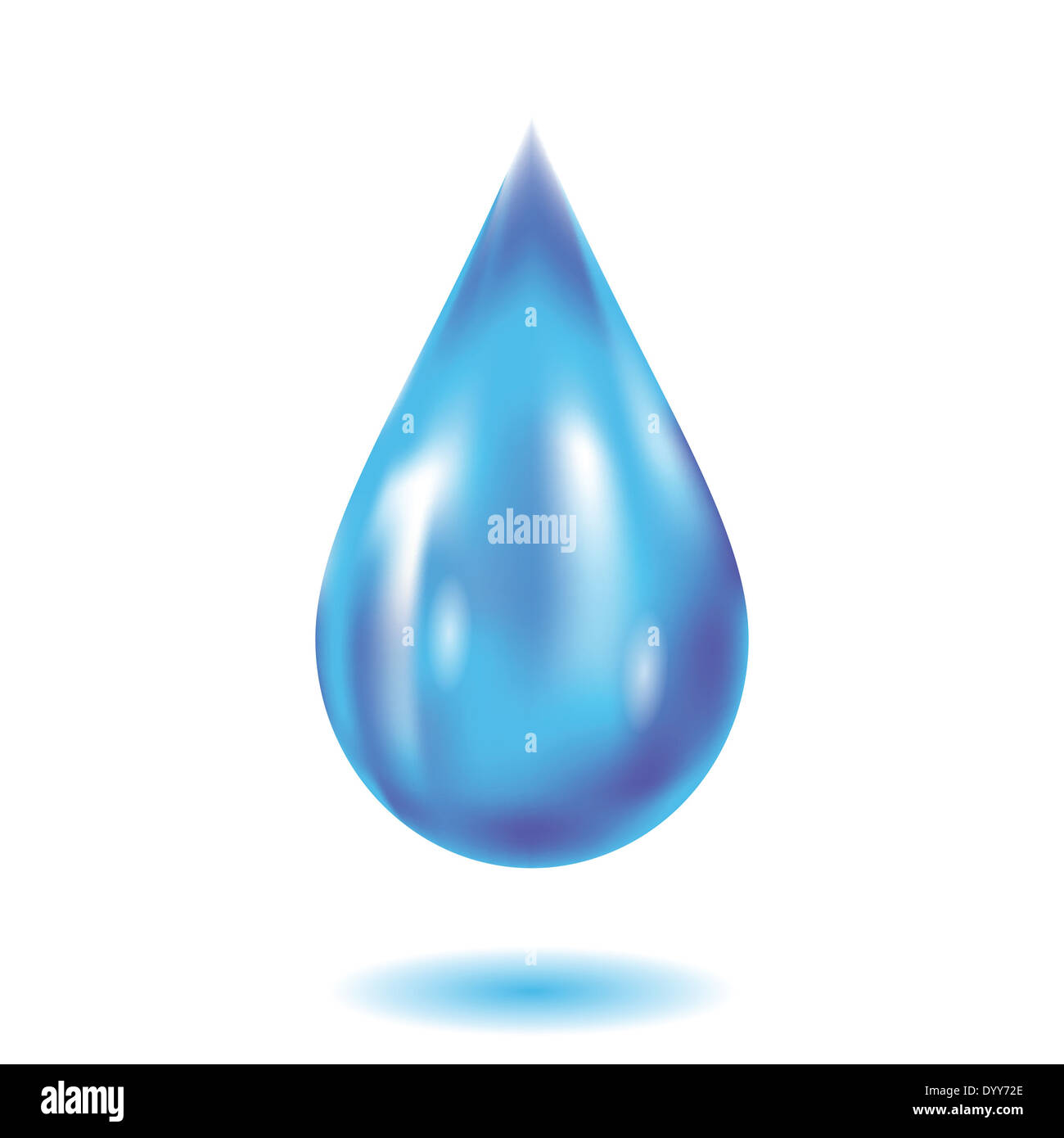 colorful illustration with water drop on a white background for your ...