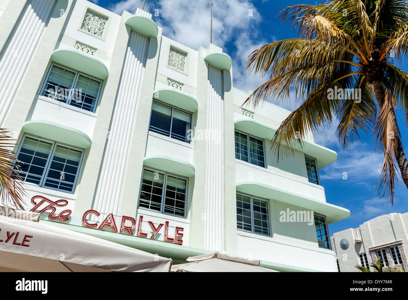 The Carlyle Hotel, South Beach, Miami, Florida, USA Stock Photo Alamy