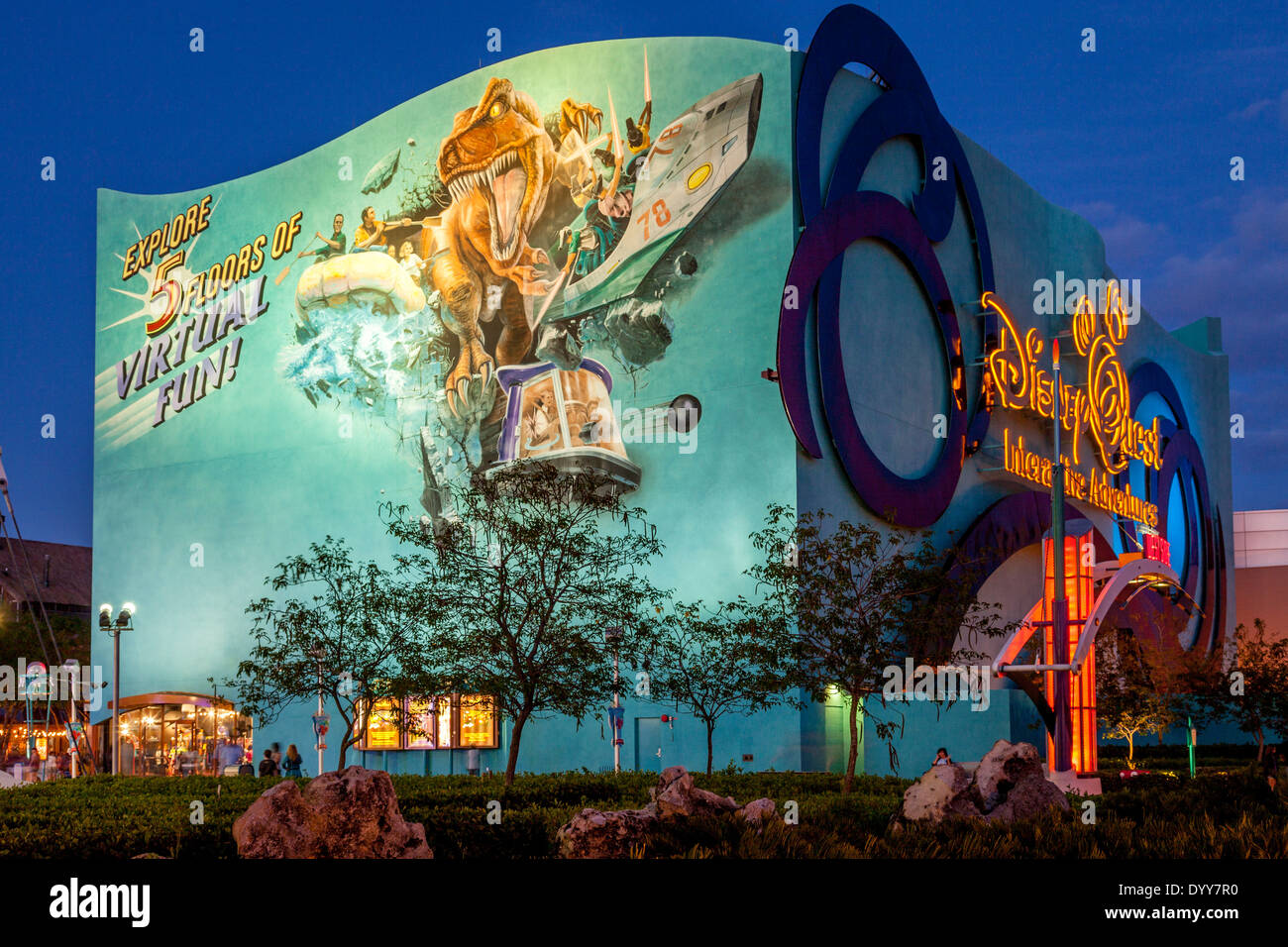 Disney Quest Interactive Theme Park, Downtown Disney, Orlando, Florida, USA Stock Photo