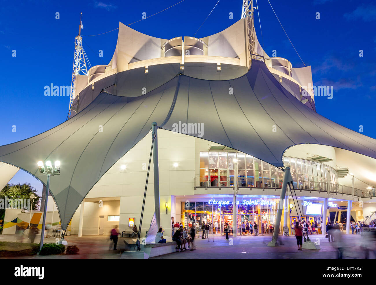 Cirque Du Soleil, Downtown Disney, Orlando, Florida, Usa Stock Photo