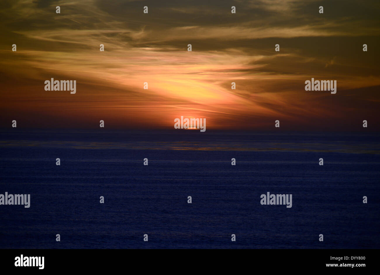 Green flash at sunset in San Diego, California / © Craig M. Eisenberg Stock Photo