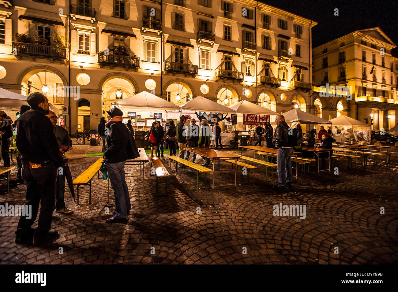 Turin, Italy. 27th Apr, 2014. Italy Piedmont Turin, Piazza Vittorio Veneto During the Torino  Jazz Festival Credit:  Realy Easy Star/Alamy Live News Stock Photo