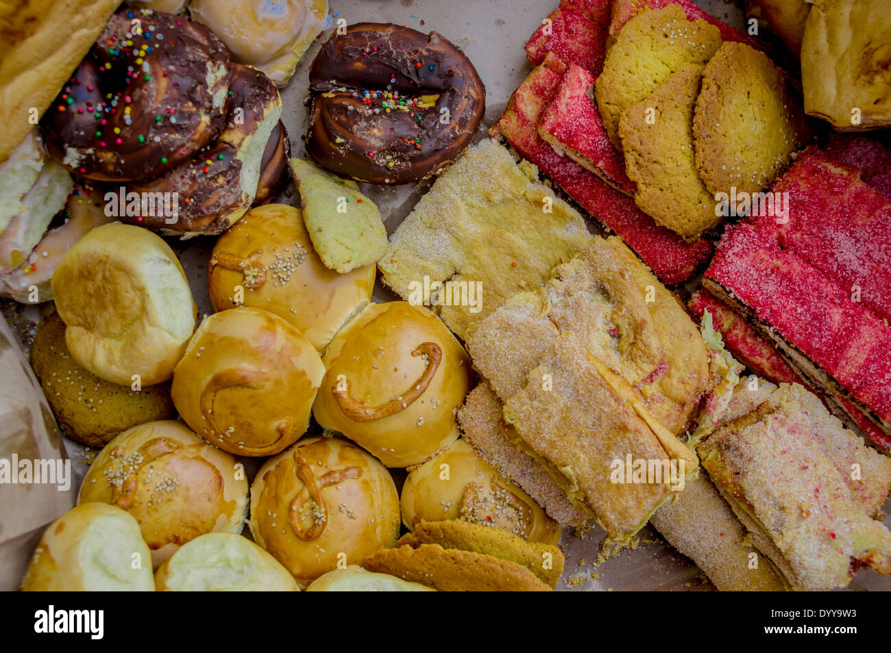 breads and pastries from El Salvador Stock Photo Alamy