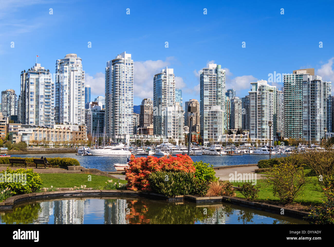 Downtown vancouver from high hi-res stock photography and images - Alamy