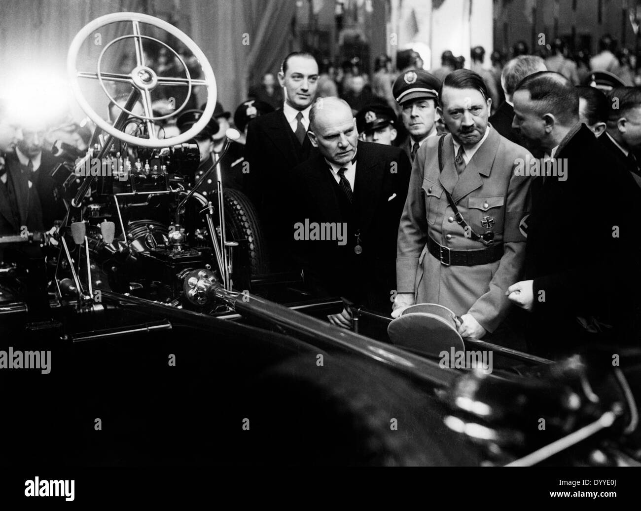 Adolf Hitler visits the automobile exhibition, 1936 Stock Photo