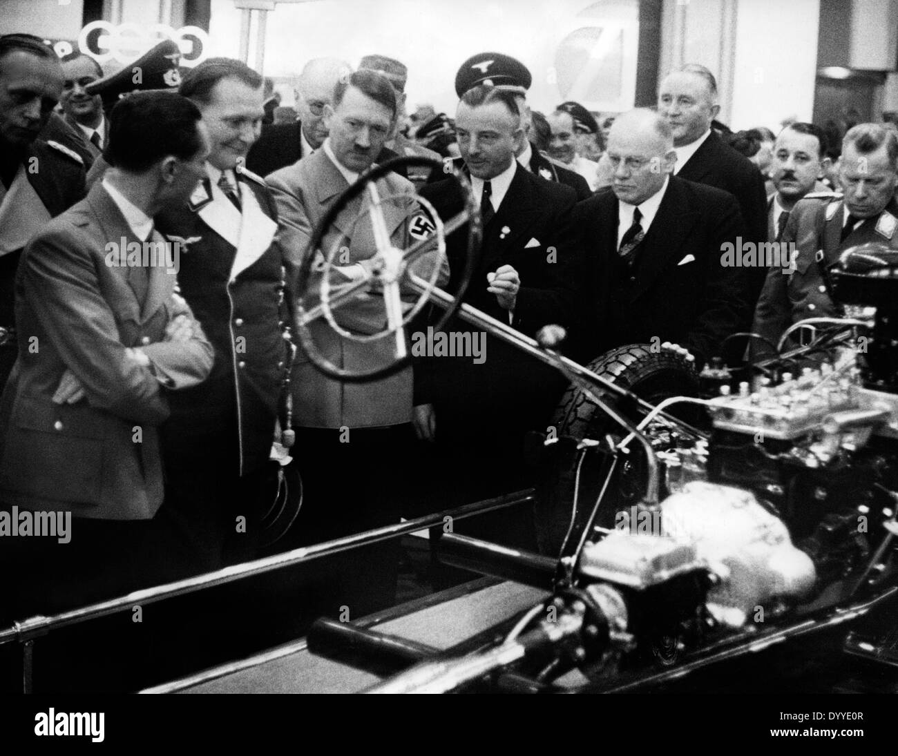 Adolf Hitler visits the International Automobile Exhibition, 1939 Stock Photo
