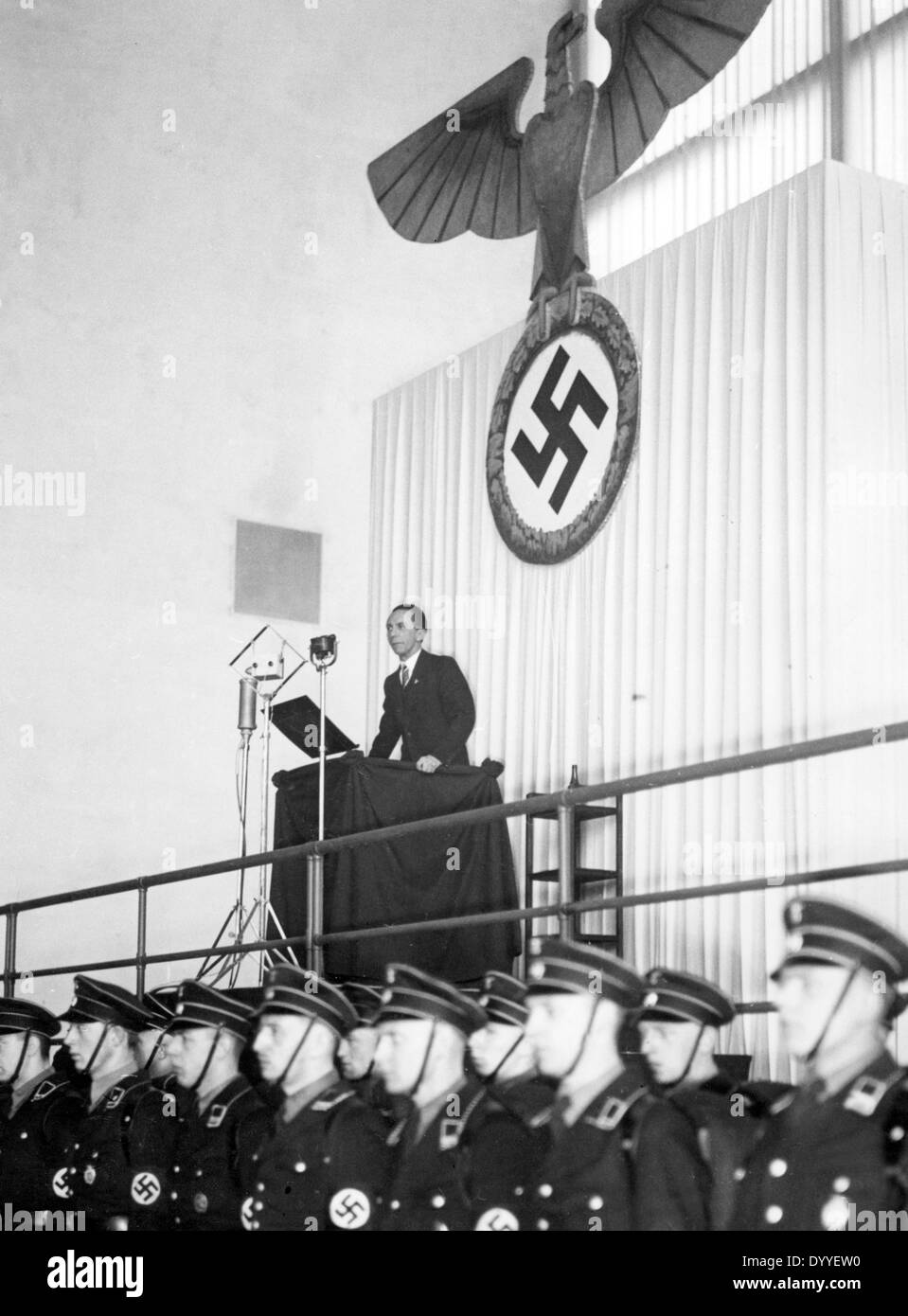 Joseph goebbels speech hires stock photography and images Alamy