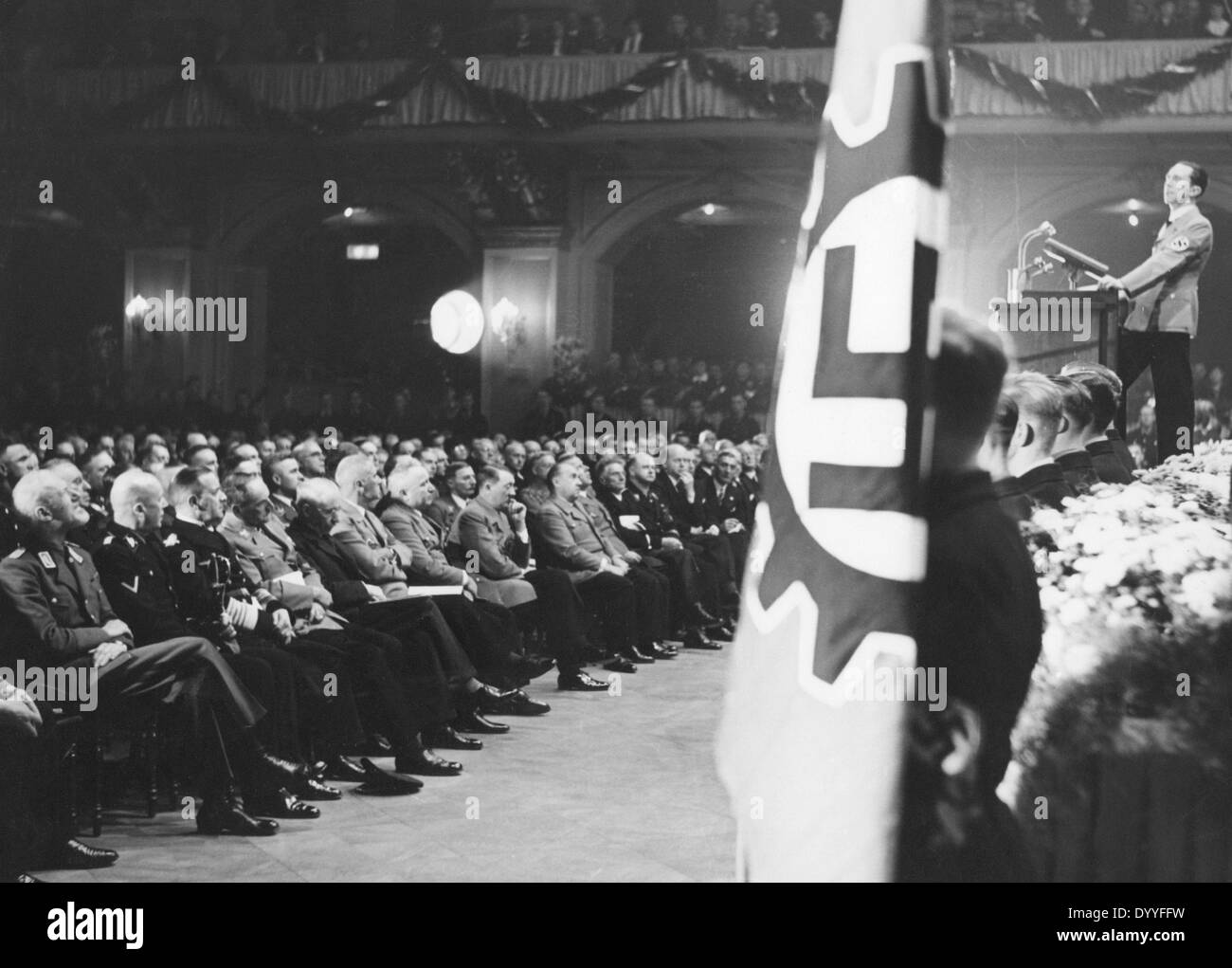 Joseph goebbels gives speech Black and White Stock Photos & Images Alamy