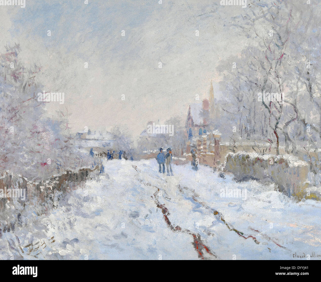 Monet snow hi-res stock photography and images - Alamy