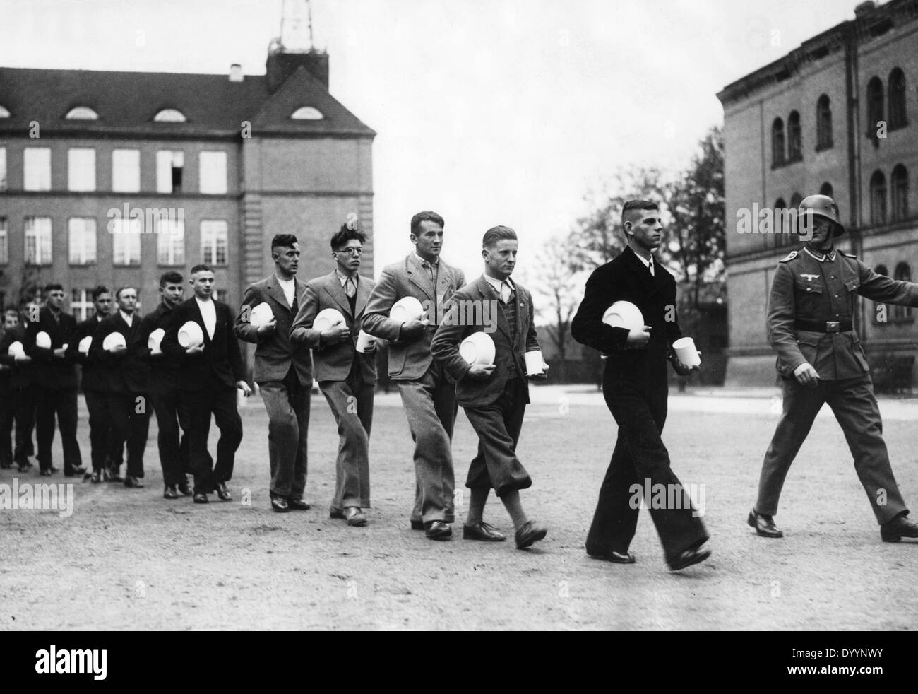 The first public appearance of the new Wehrmacht (Armed Forces), 1935 Stock Photo