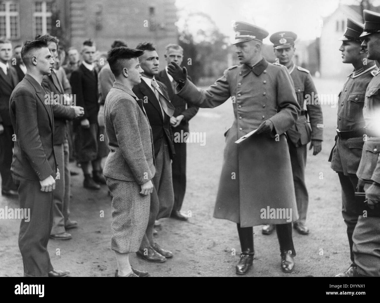 The first public appearance of the new Wehrmacht (Armed Forces), 1935 Stock Photo