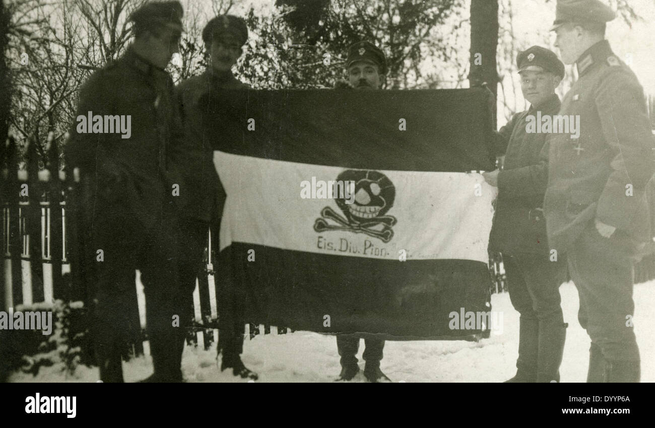 The flag of the Iron Division, 1919 Stock Photo Alamy