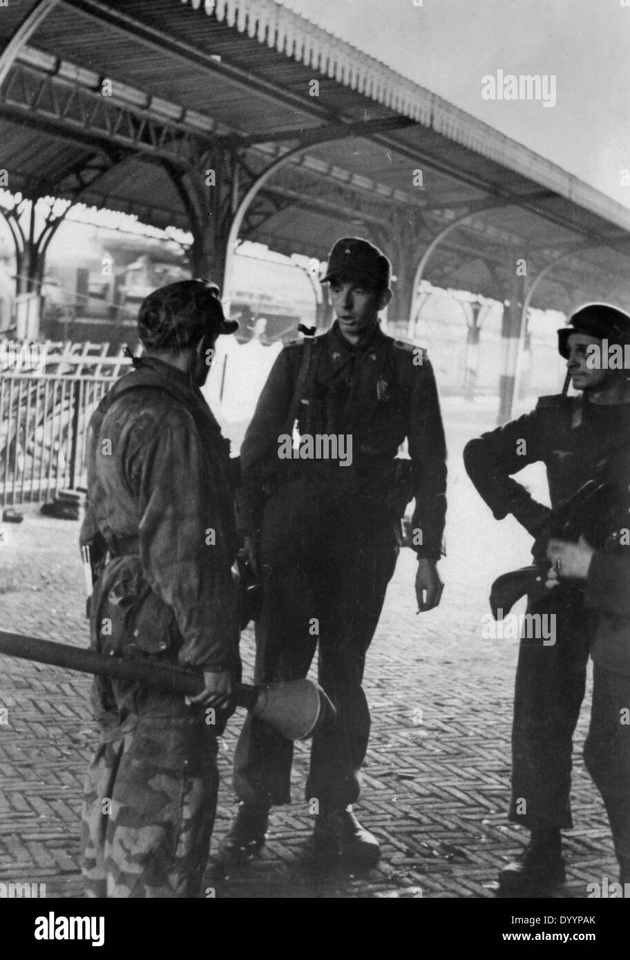 German troops in 's-Hertogenbosch, 1944 Stock Photo