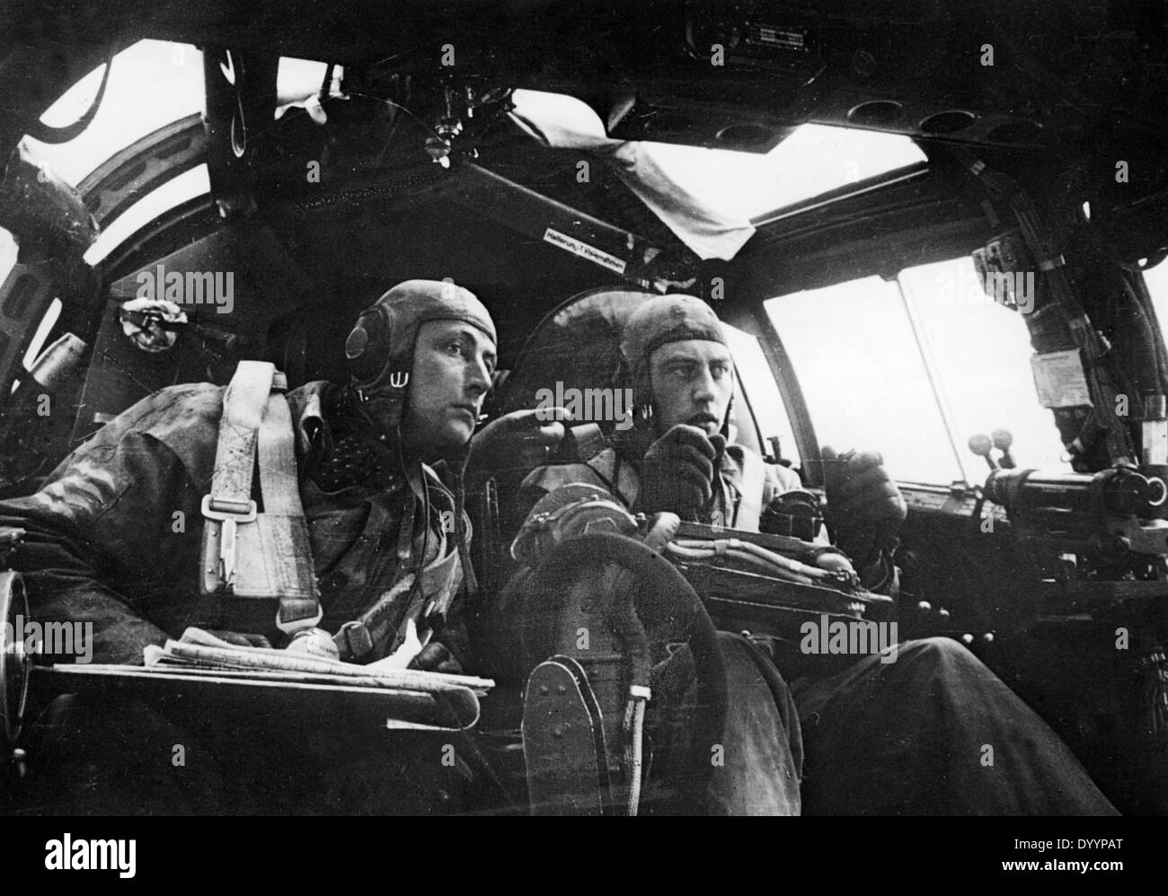 German bomber crew, 1941-1945 Stock Photo