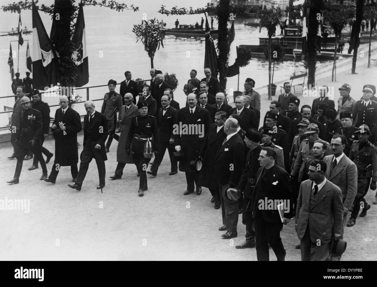 The Stresa Conference, 1935 Stock Photo