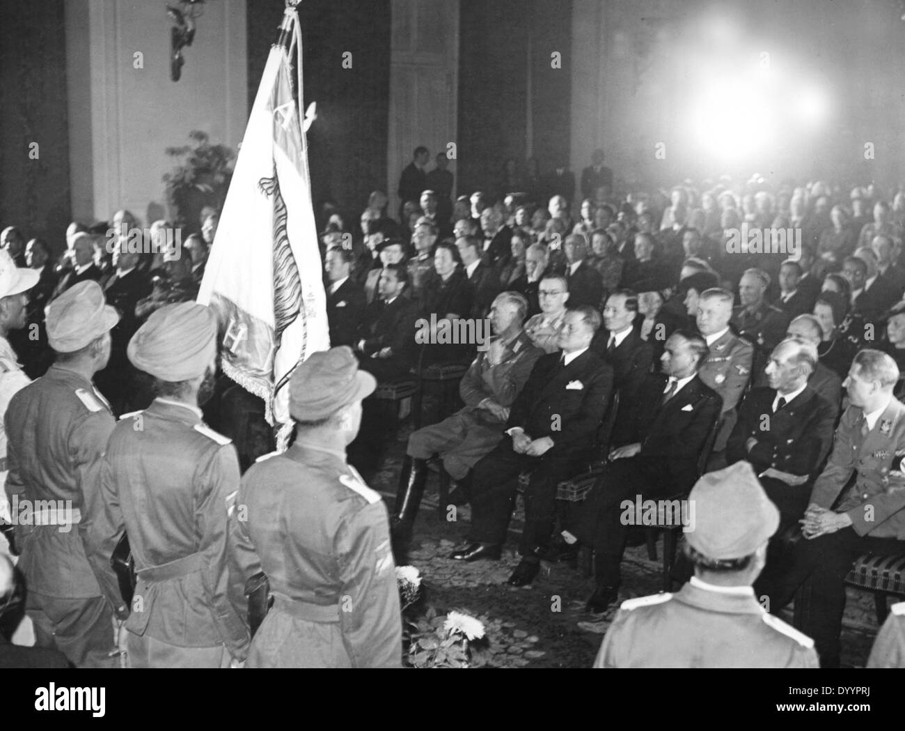 Ceremony of the Indians in Berlin, 1943 Stock Photo