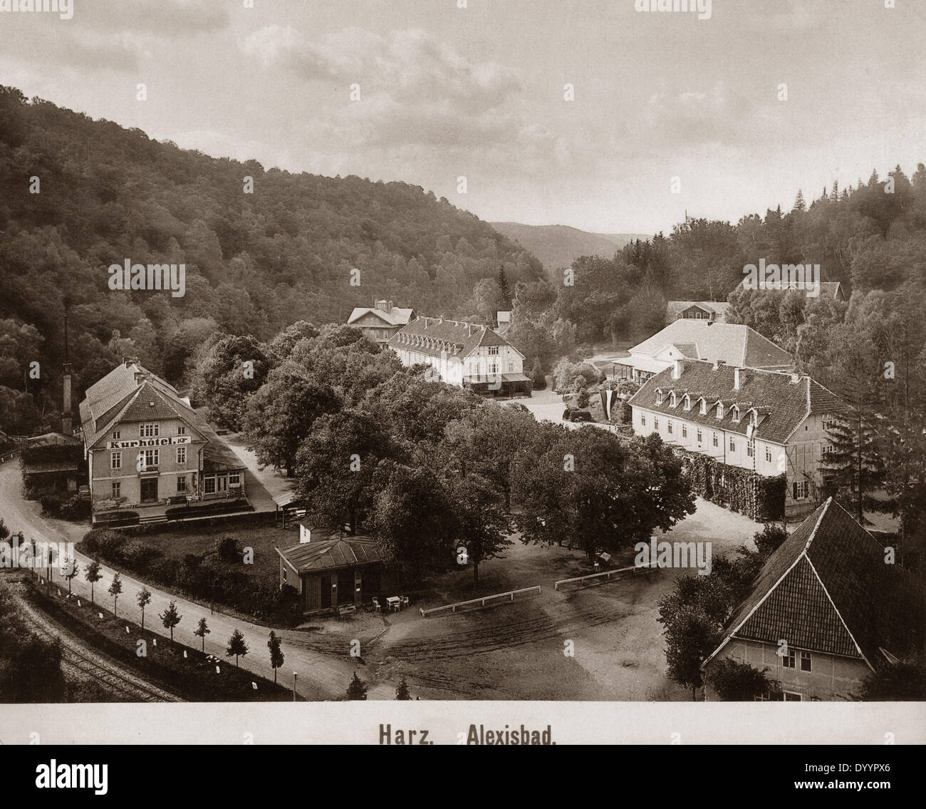 Alexisbad in the Harz Mountains, 1899 Stock Photo