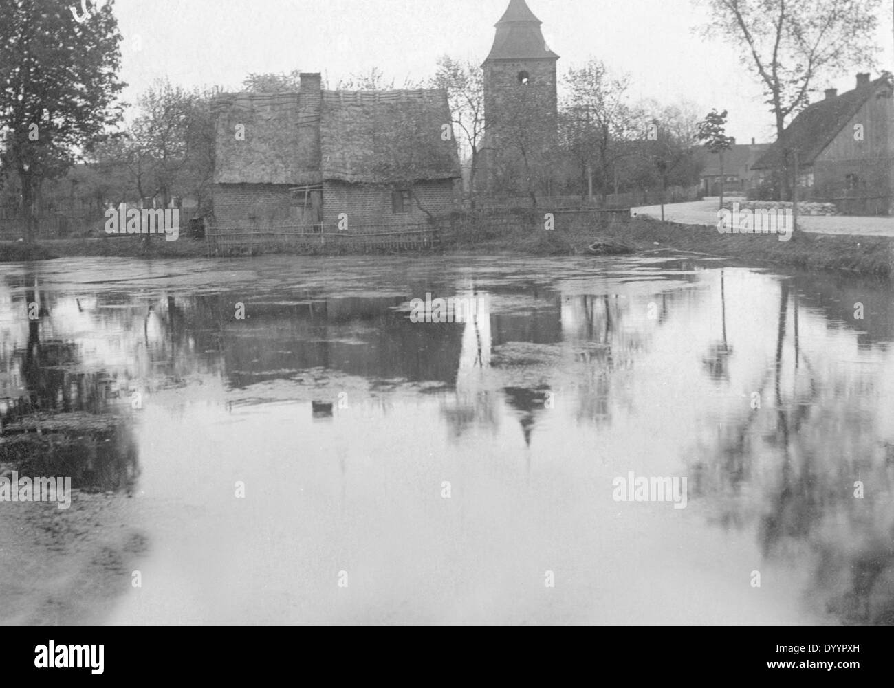 Buckow near Calau, 1909 Stock Photo