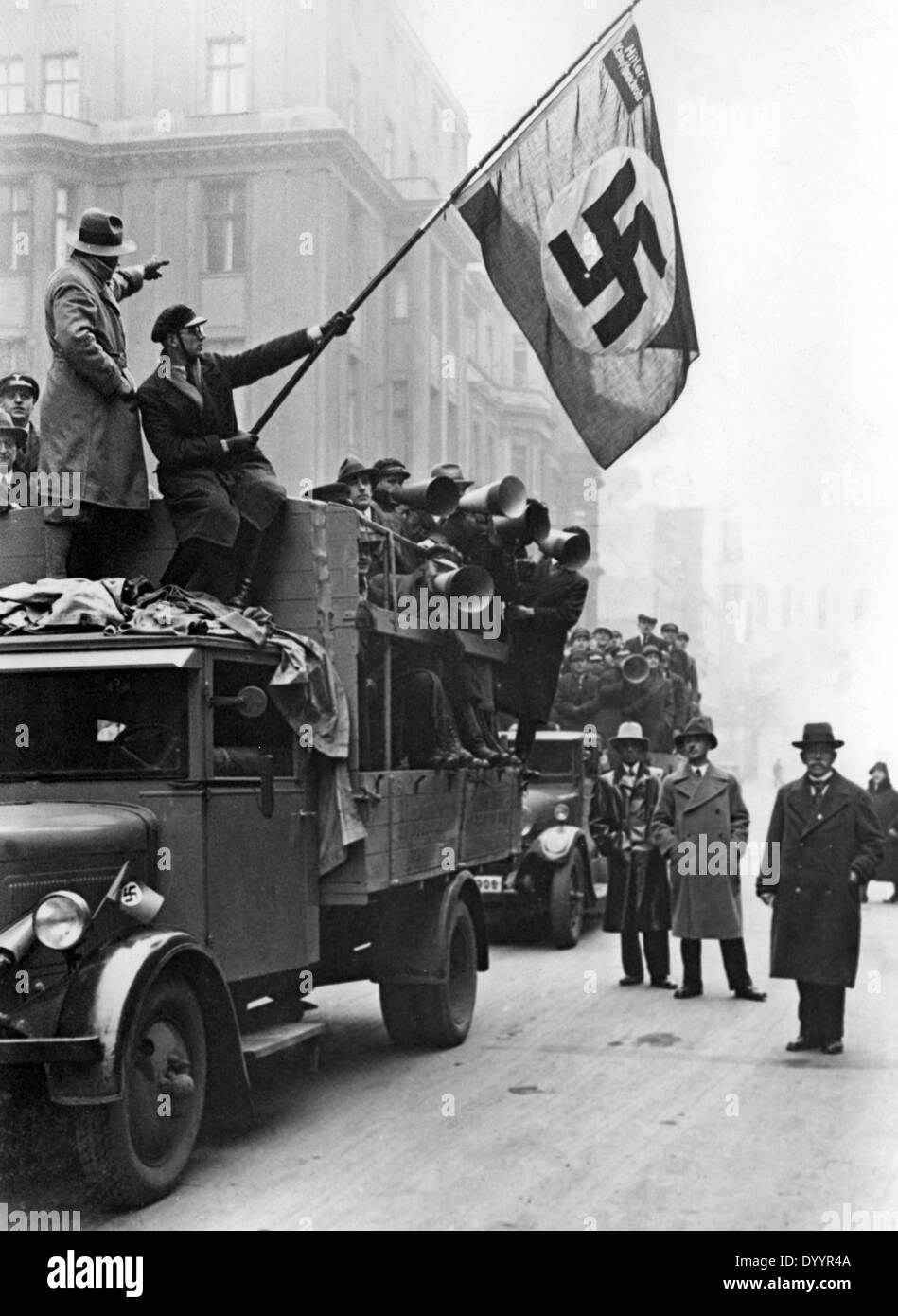 National Socialist propaganda campaign, 1933 Stock Photo