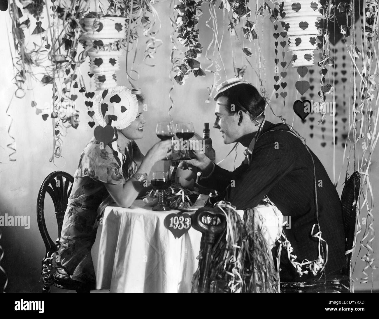 New Year´s Eve, 1933 Stock Photo Alamy