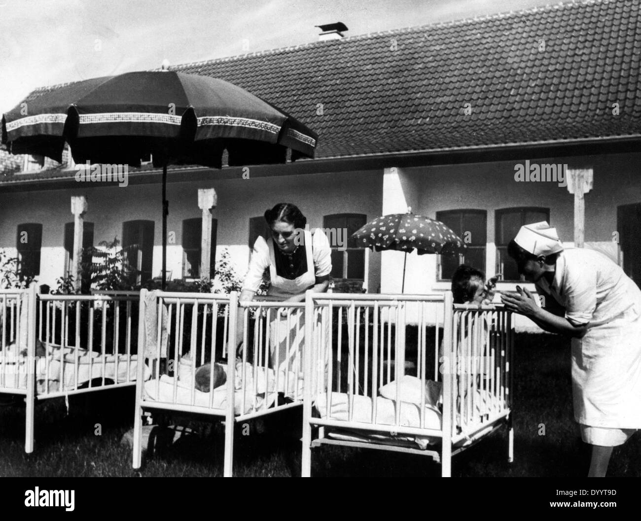 The Lebensborn maternity home in Upper Bavaria, 1940 Stock Photo