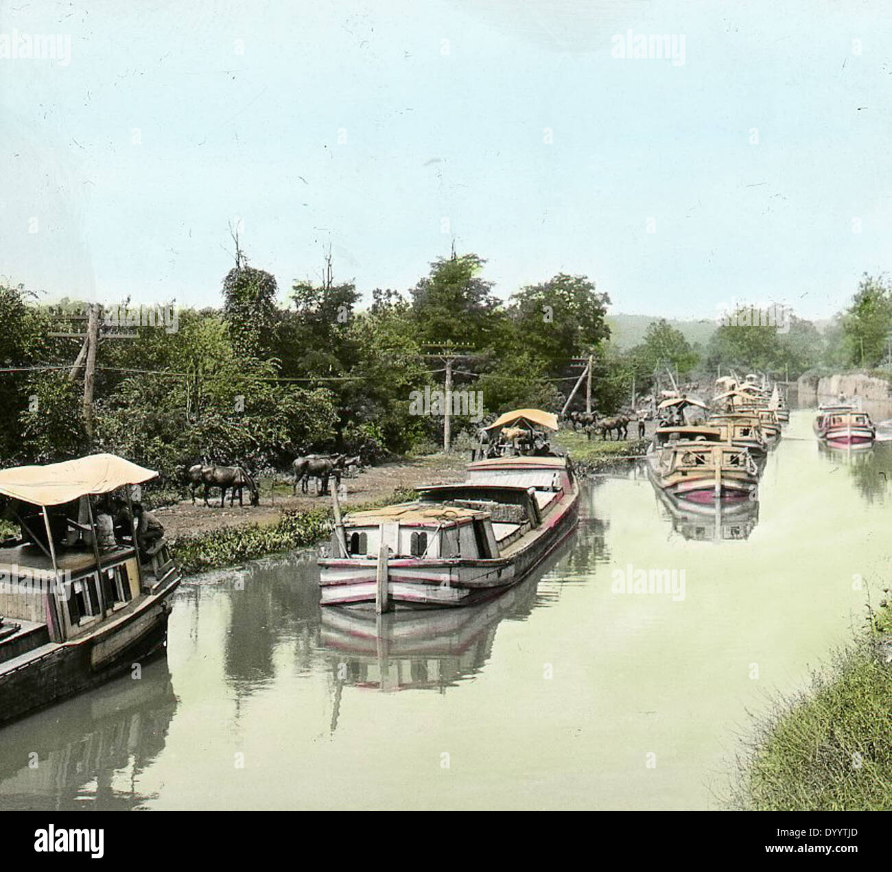 Washington dc canal vintage hi-res stock photography and images - Alamy