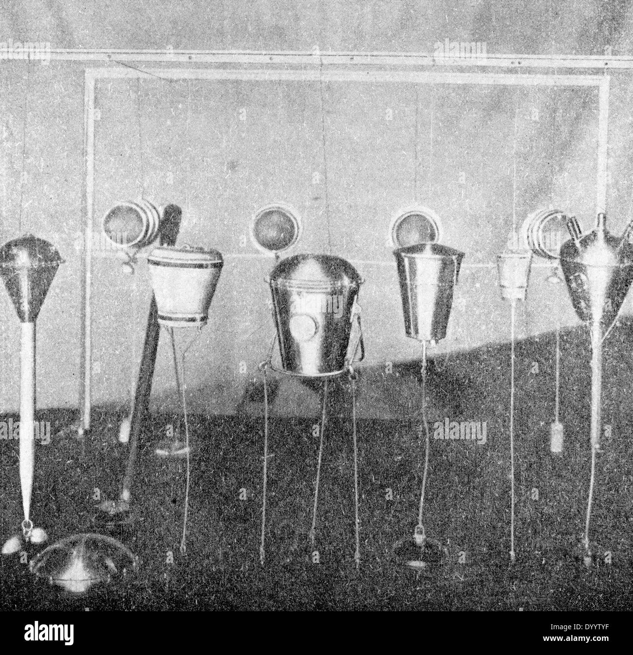 Different sea mines in the First World War Stock Photo