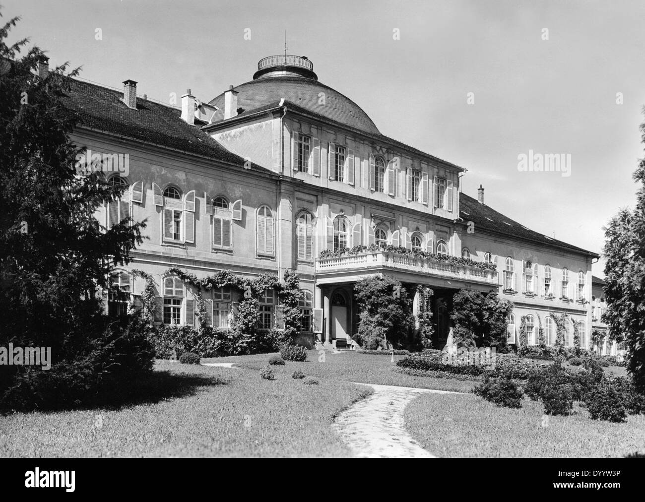 The Hohenheim Castle near Stuttgart, 1930s Stock Photo